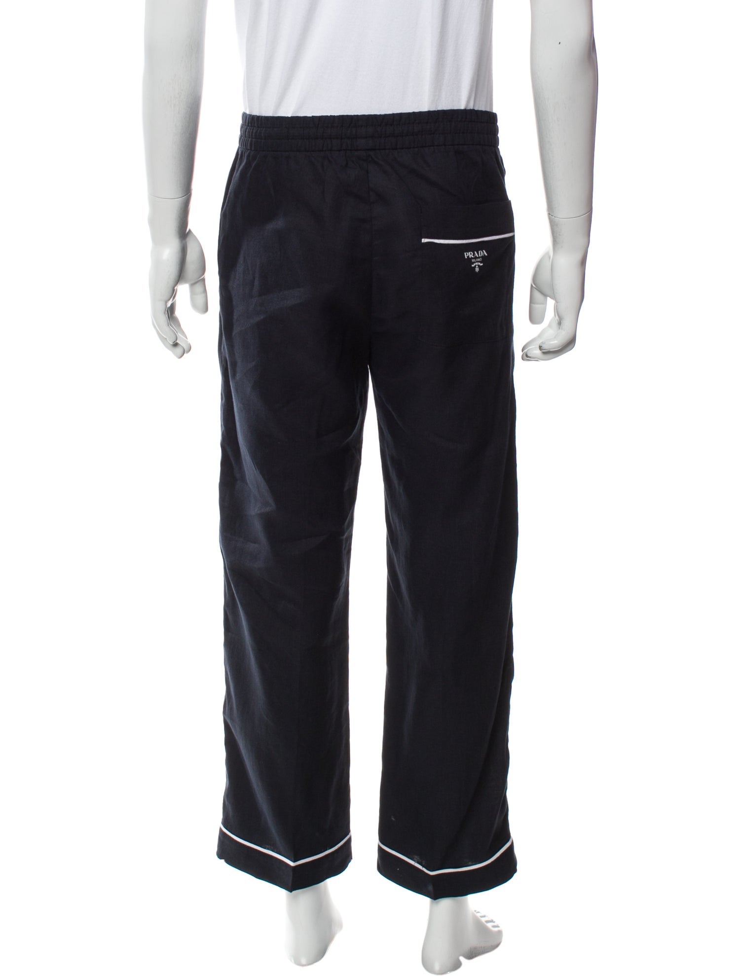 Prada 2022 Linen Lounge Bottoms